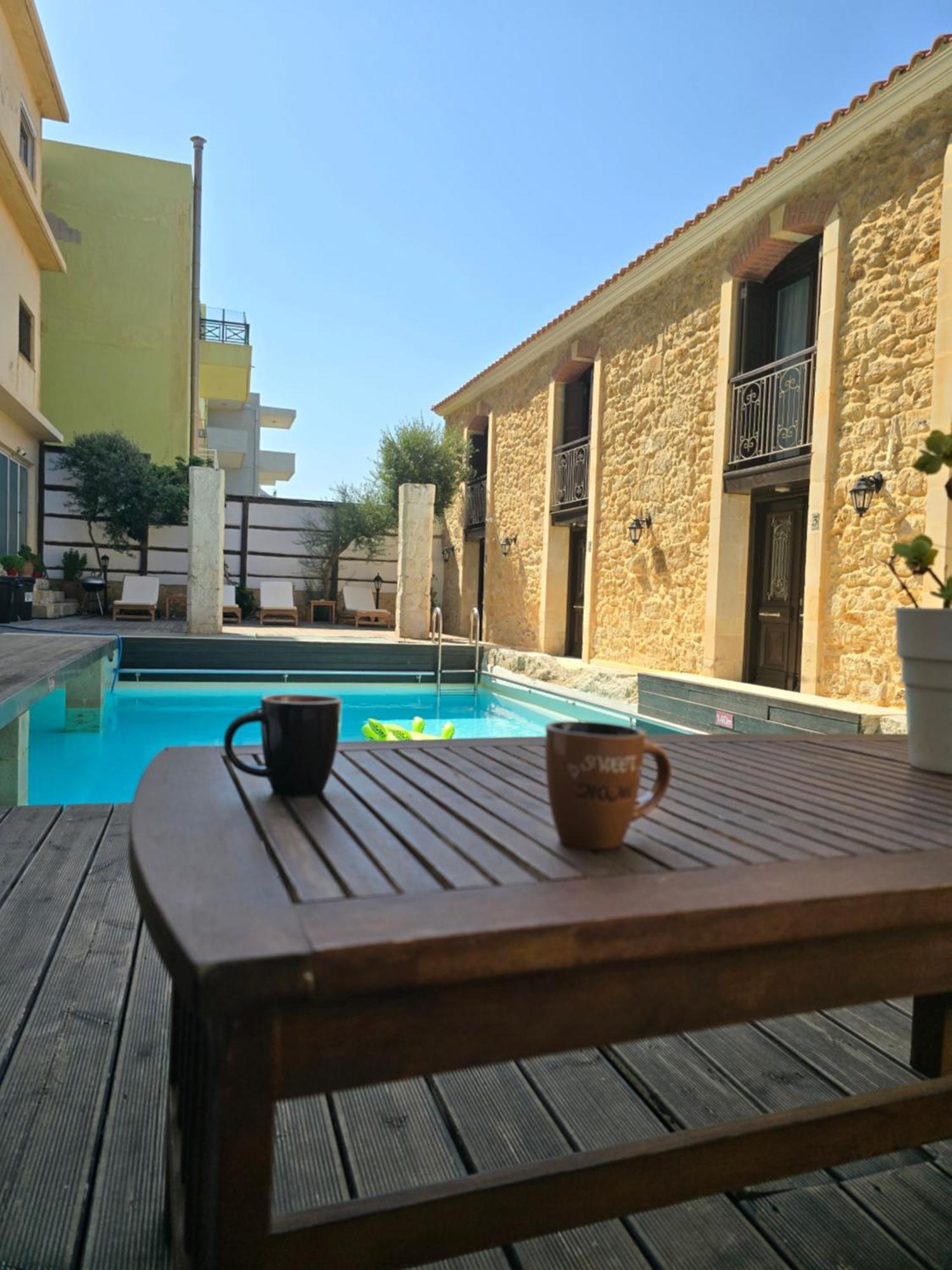 Volakas Beachfront Suites Rethymno Exteriör bild
